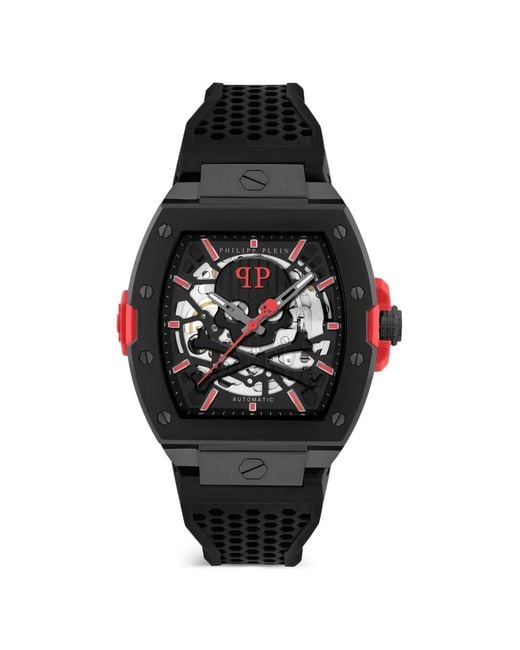 Philipp Plein Black Watches The $Keleton 2.0 for men