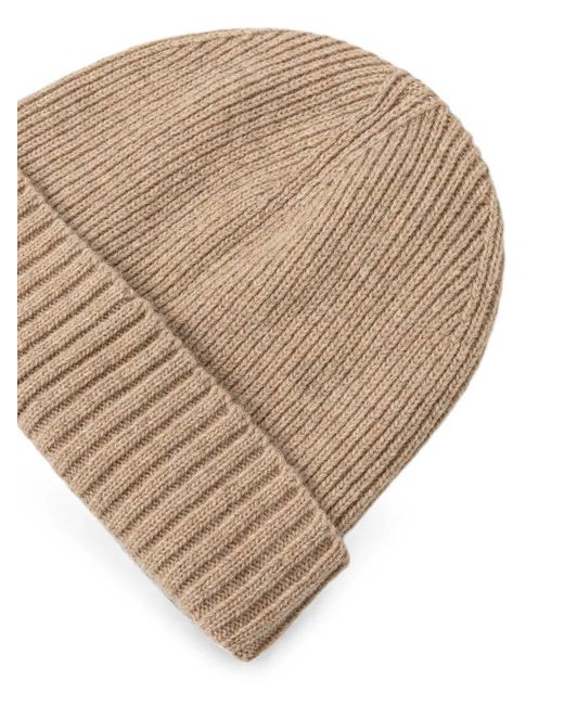 Gant Natural Logo-Patch Beanie Hat