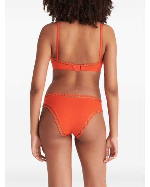 Eres Orange Move Bikini Top