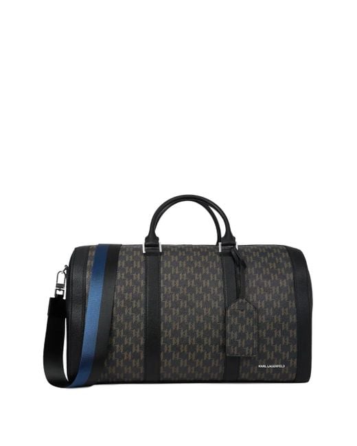 Riñonera con monograma Karl Lagerfeld de hombre de color Black