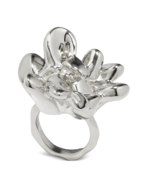 Completedworks White Sculptural Statement Ring
