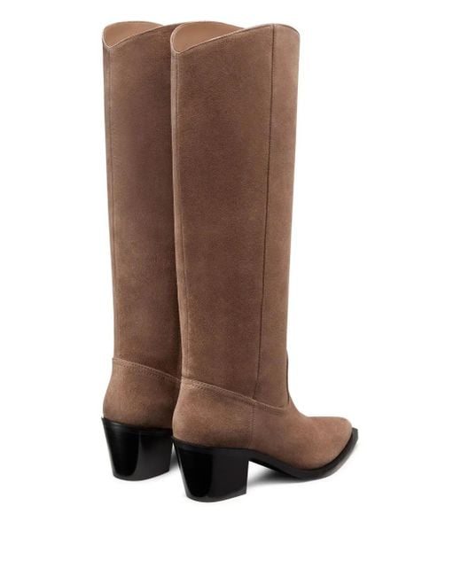 Stuart Weitzman Brown Tate Knee-High Boots