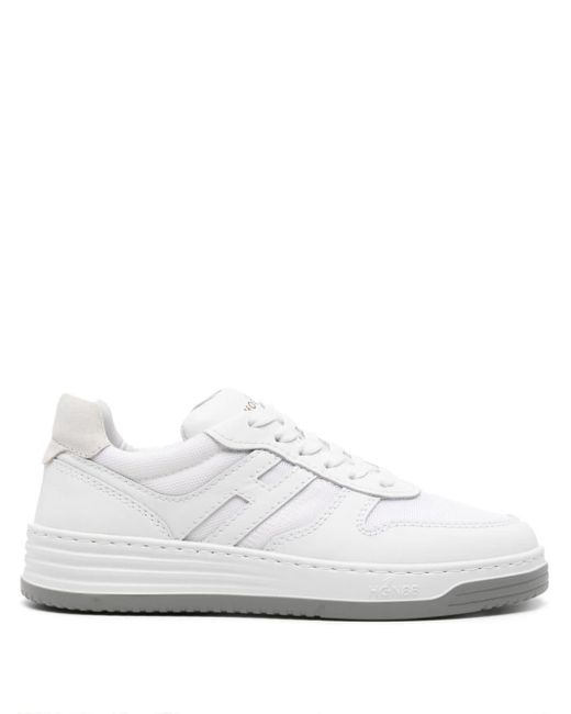 Hogan H630 Sneakers Met Vlakken in het White
