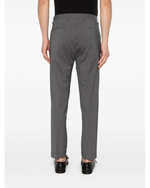 Briglia 1949 Gray Pleated Trousers for men