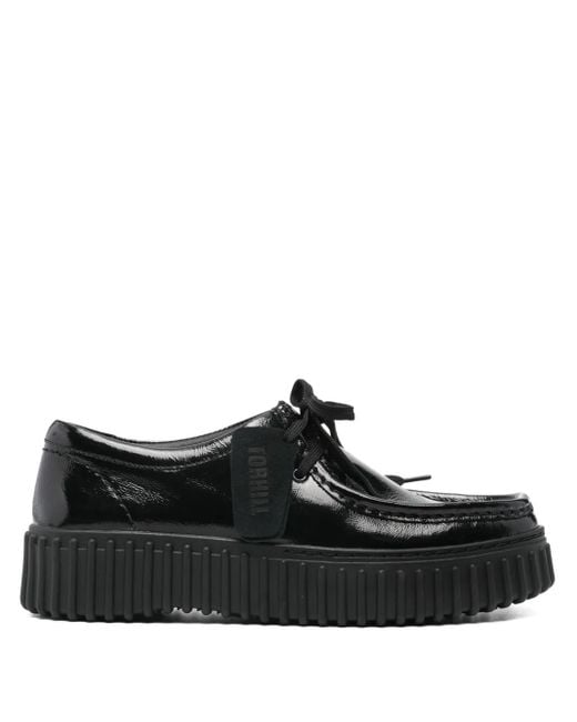Clarks Black Torhill Bee Chukka Sneaker