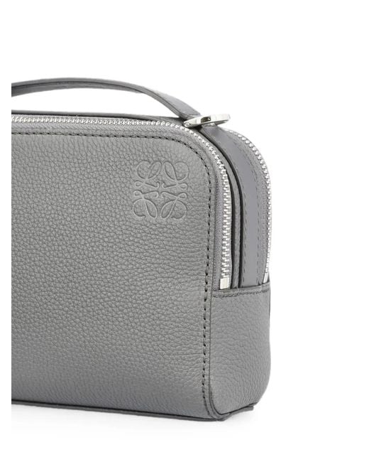 Loewe Black Anagram Leather Shoulder Bag for men