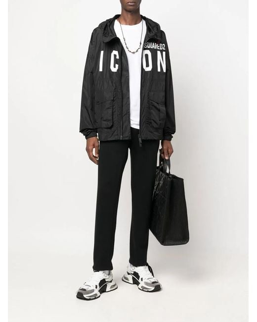 DSquared² Black Light Jackets for men