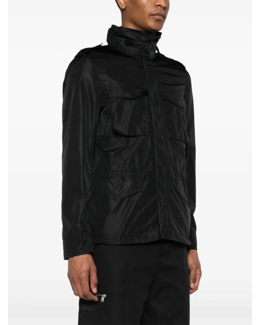 Aspesi Black Minifield Shell Jacket for men
