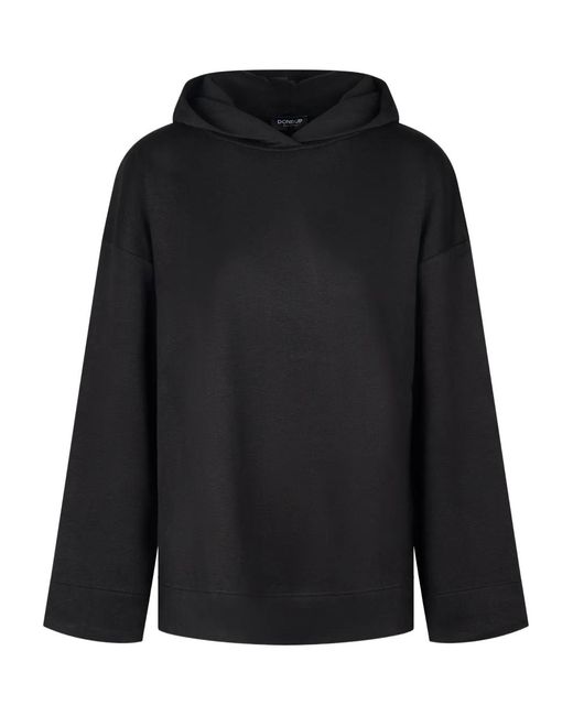 Dondup Black Langärmeliger Hoodie