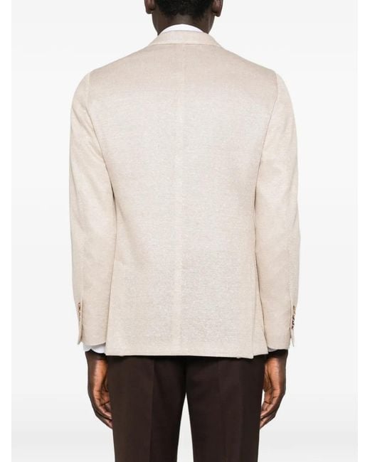 Lardini White Single-Breasted Blazer for men