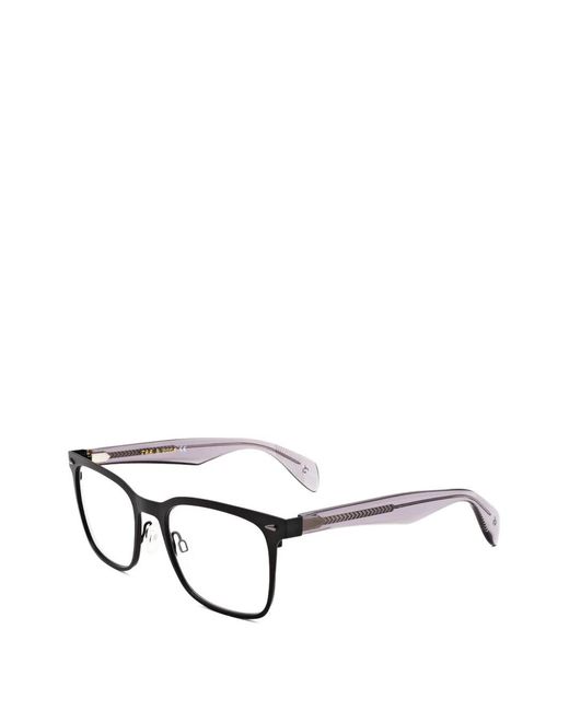 Rag & Bone Brille Mit Eckigem Gestell in White für Herren