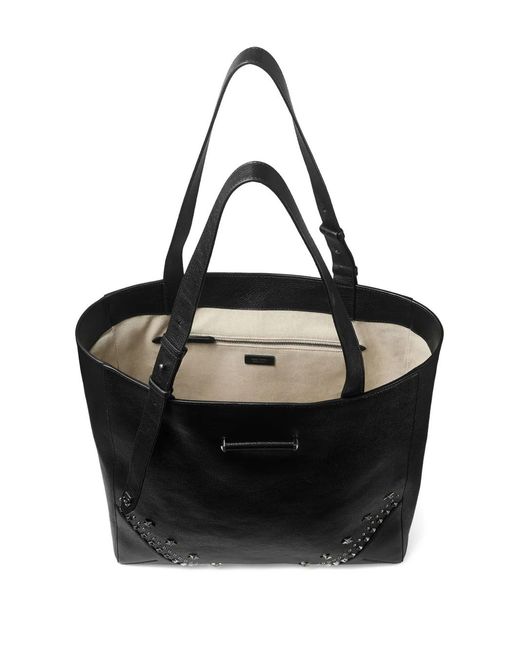 Jimmy Choo Black Medium Bar Vertical Tote Bag for men