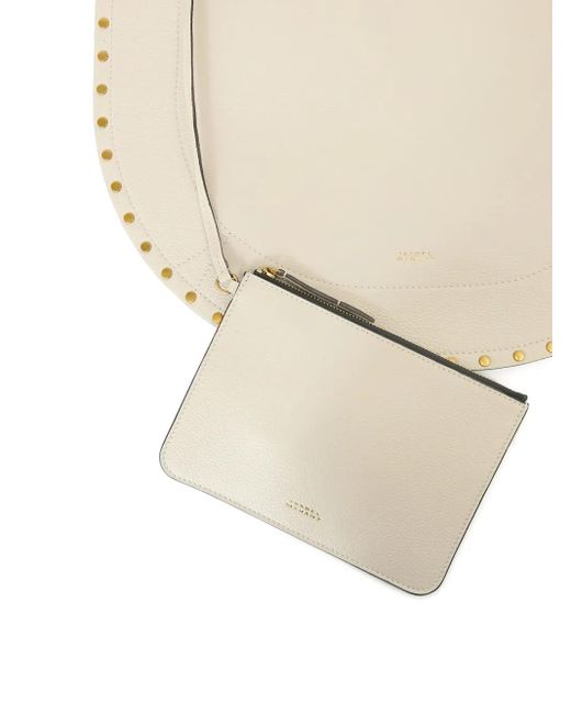 Isabel Marant Natural Oskan Soft Grained Leather Bag