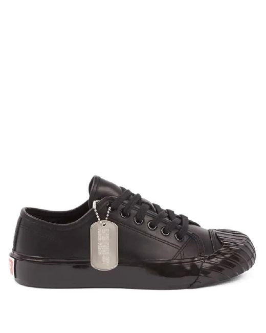 Baskets En Cuir À Détail De Logo KENZO en coloris Brown