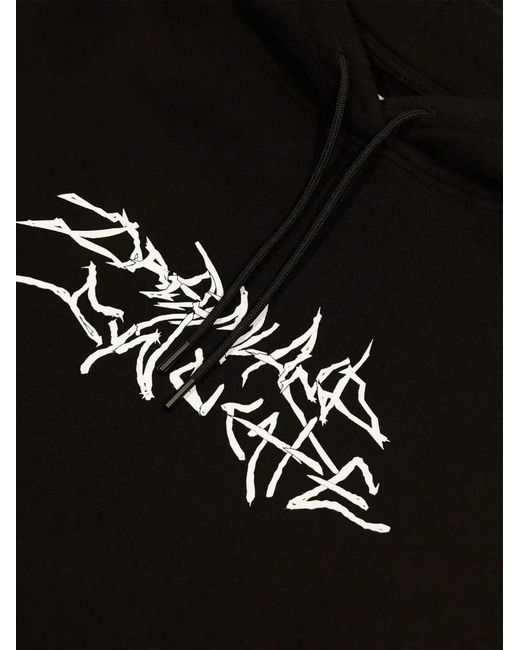 Dreamland Syndicate Black Kaos Cotton Hoodie for men