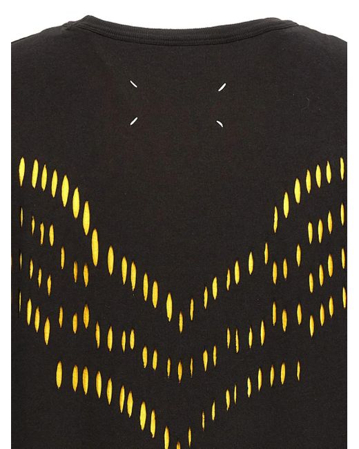 Maison Margiela Yellow Double Layer T-Shirt for men