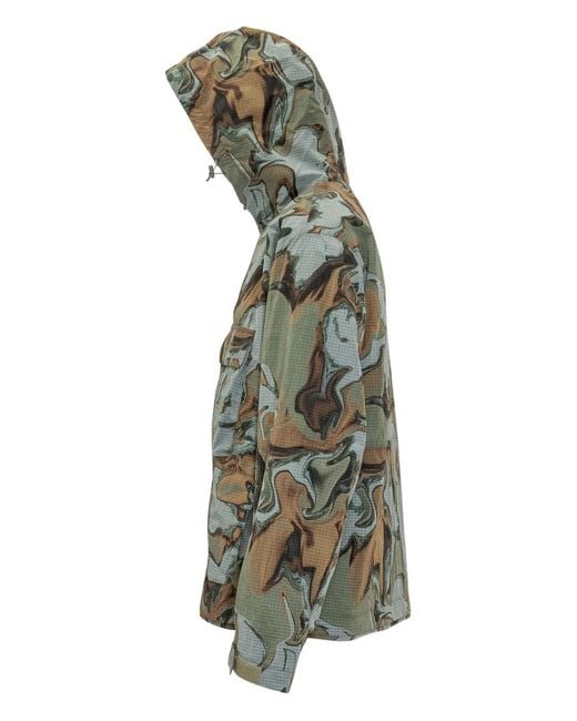 Woolrich Green Tie-Dye Jacket for men