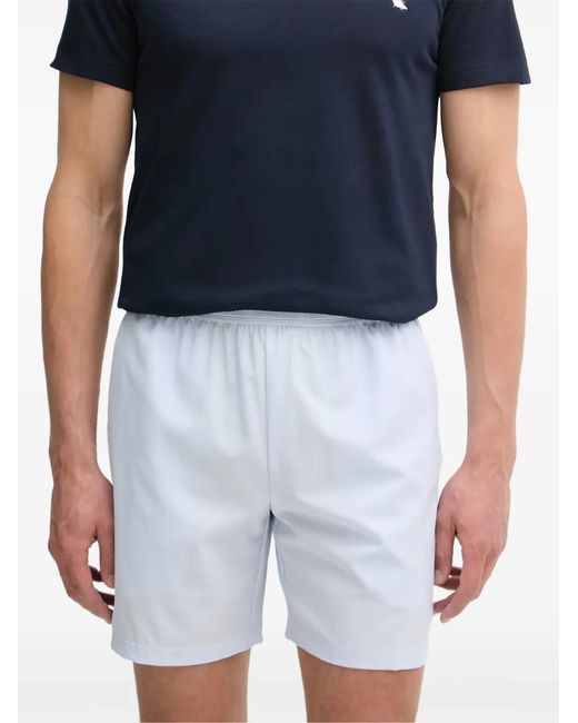 Lacoste Blue Short À Patch Logo for men