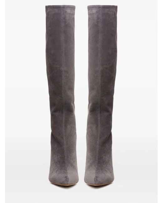 Ginissima Brown 95Mm Pointed-Toe Boots