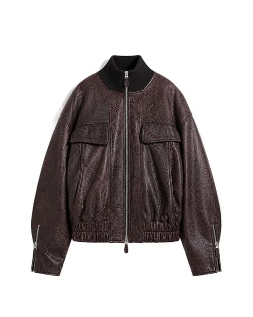 IRO Brown Flap-Pocket Jacket
