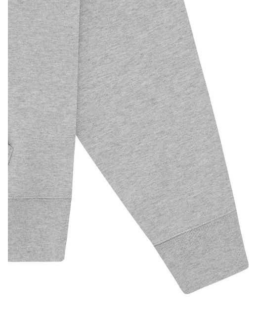 BBCICECREAM Gray 3D Arch Logo Popover Hoodie for men