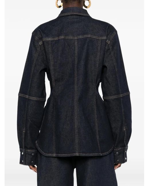 Gestuz Blue Gzmae Buttoned Pocket Shirt
