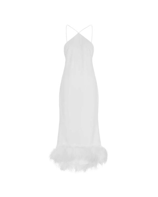 16Arlington White Ade Midi Dress