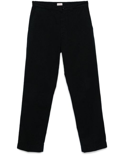 Fursac Black Straight-Leg Trousers for men