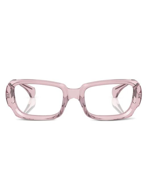 Alain Mikli Pink Rectangle-Frame Sunglasses