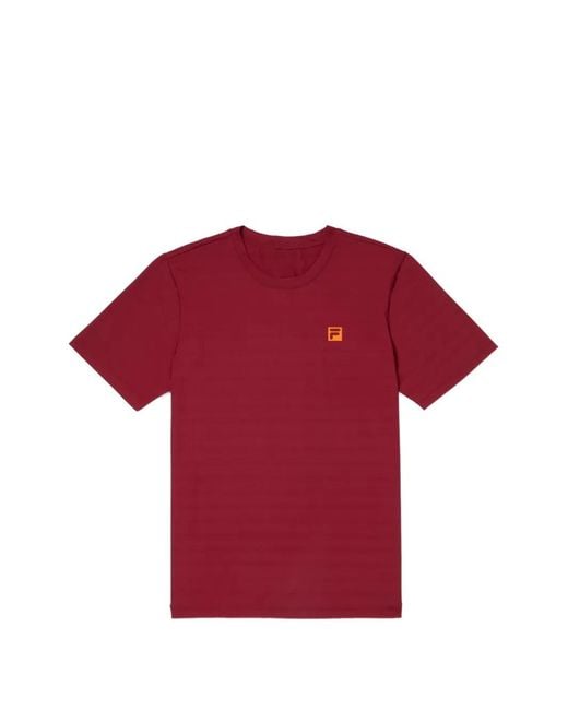 Fila Red Cross Court Mesh T-Shirt for men