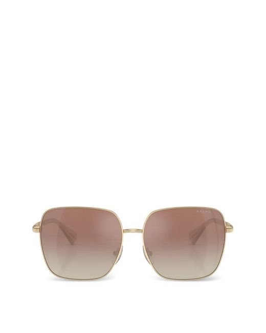 Polo Ralph Lauren Metallic Square-Frame Sunglasses