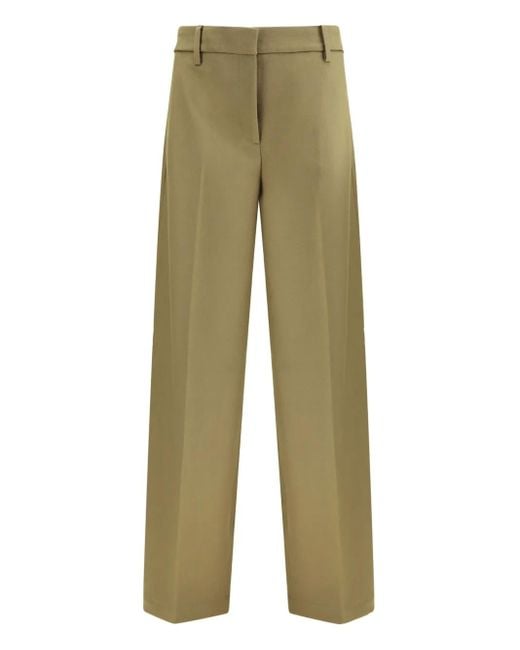 True Royal Green Straight-Leg Trousers
