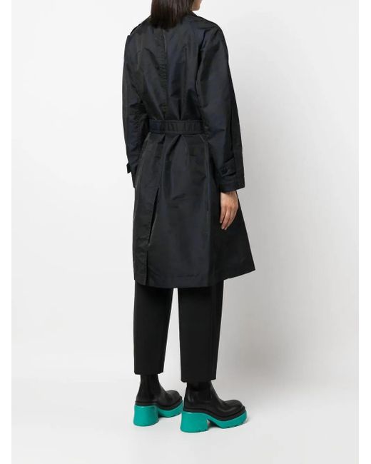 Ferragamo Black Belted Trench Coat