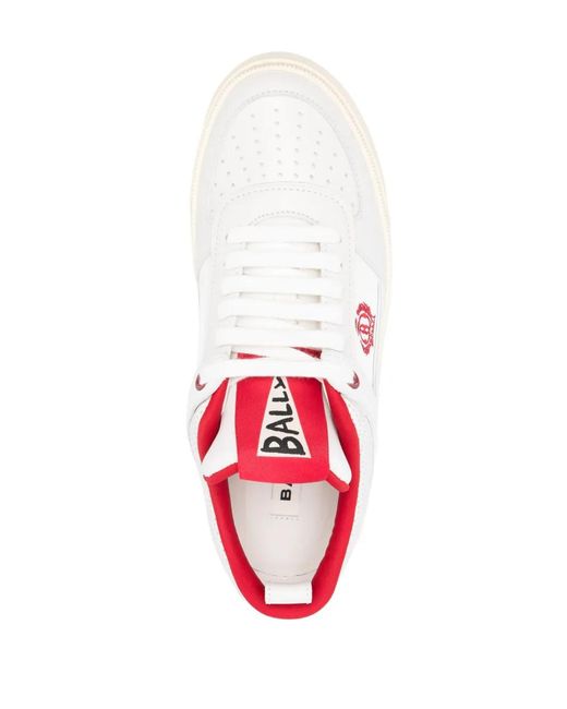 Bally Pink Riweira Low-Top Sneakers