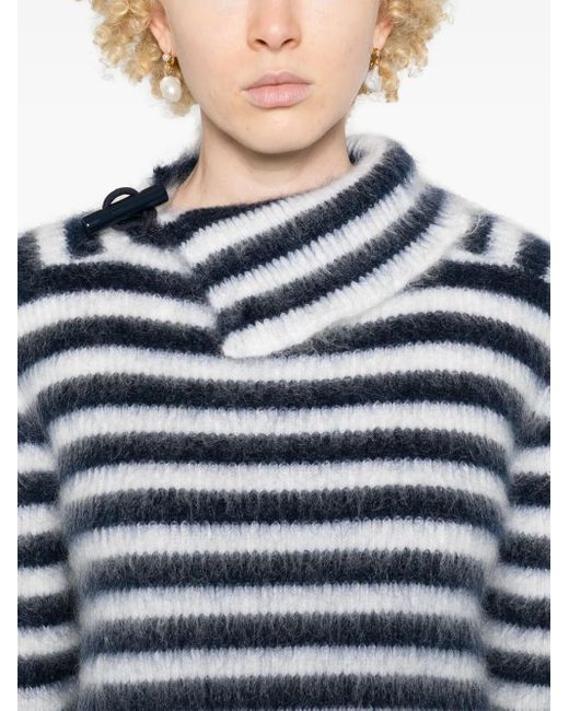 Jacquemus Blue Mohair Sweater