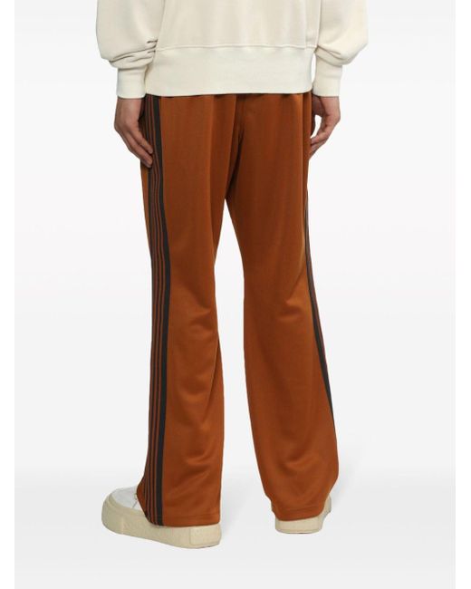 Pantalon de jogging à logo brodé Needles pour homme en coloris Brown