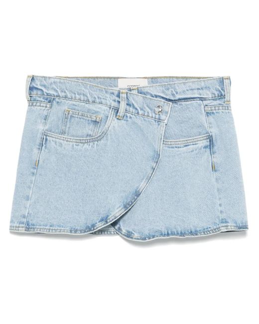 Coperni Mini-Spijkerrok in het Blue