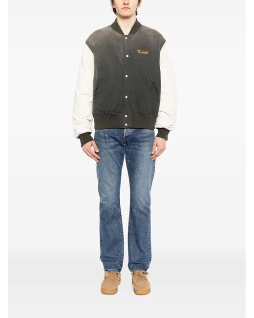 Visvim Varsity Era Down Jacket in Black for Men | Lyst