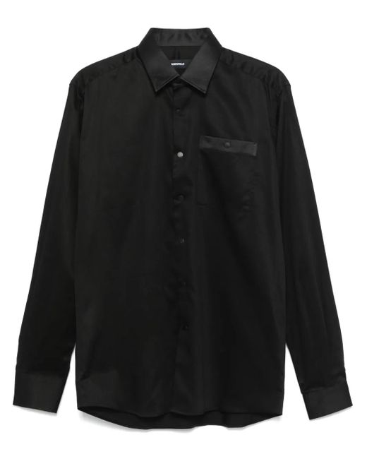 メンズ Karl Lagerfeld サテンシャツ Black
