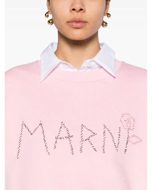 Marni Pink Sweatshirt
