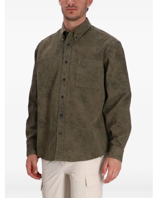 Boss Green Printed Button-Up Shirt for men