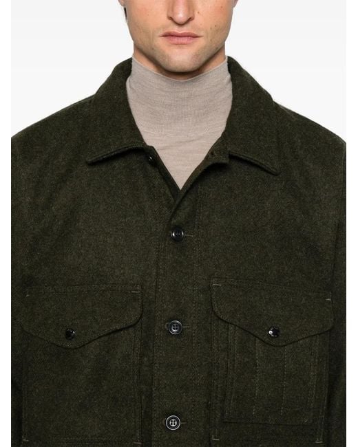 Filson Green Mackinaw Cruiser Shirt Jacket for men