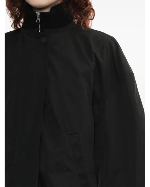 Enfold Black Gesteppte Jacke