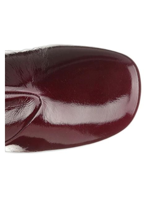 Forte Forte Red Patent Leather Block-heel Boots