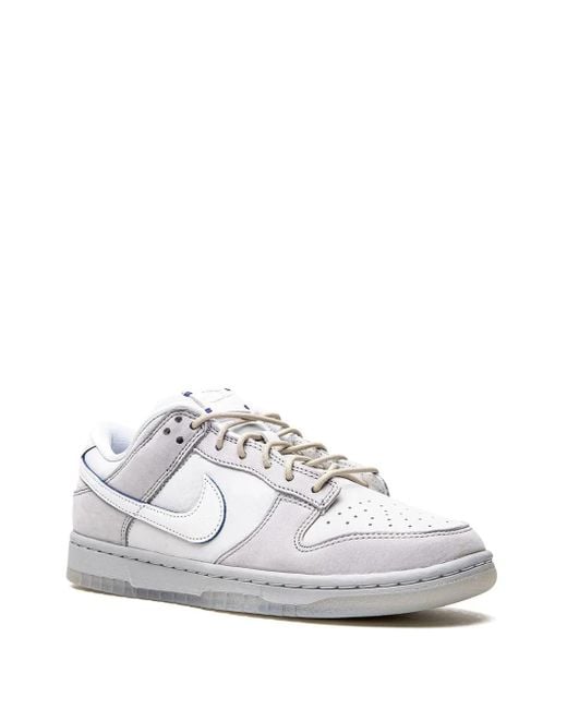 Nike White Dunk Low "Wolf/Pure Platinum" Sneakers