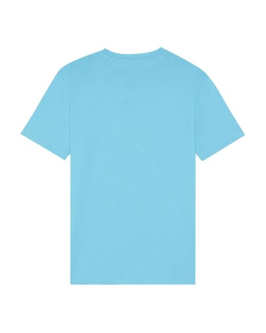 Vilebrequin Blue Placed Gomy Logo T-Shirt for men