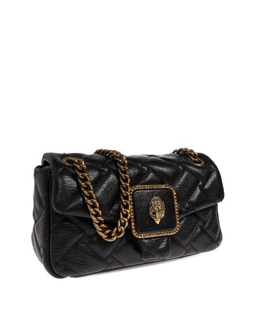 Kurt Geiger Black Pimlico Quilted Chain Mini Shoulder Bag