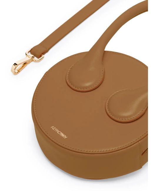 AZ FACTORY Brown X Ester Manas Round Cake Tote Bag