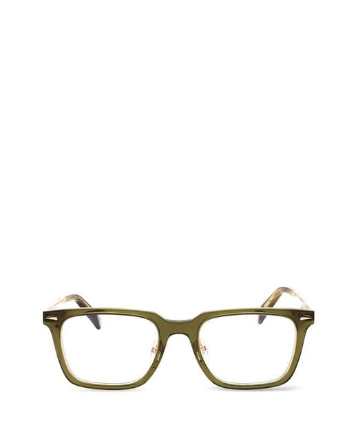 Chopard Brille Mit Eckigem Gestell in Green für Herren
