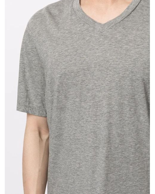 James Perse Gray V-Neck T-Shirt for men